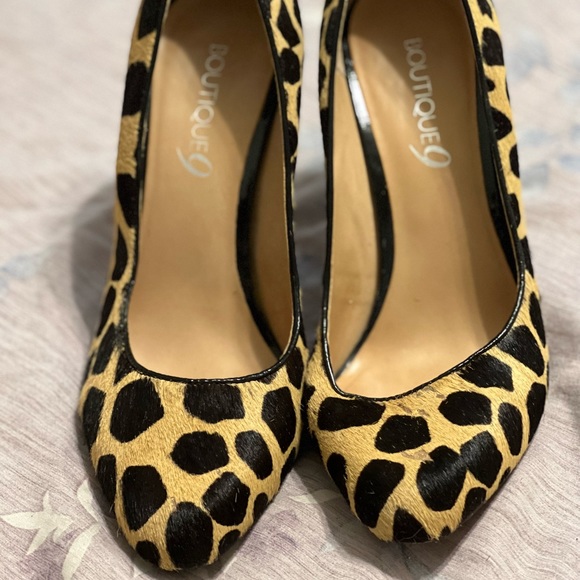 Boutique 9 Animal Print Heels - Picture 1 of 4